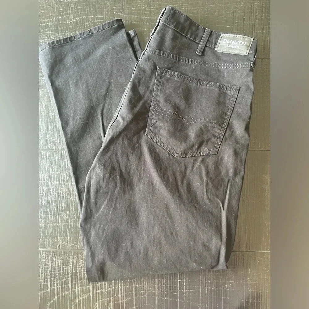 Men’s Levi’s denizen 231 athletic cut black denim 38x30